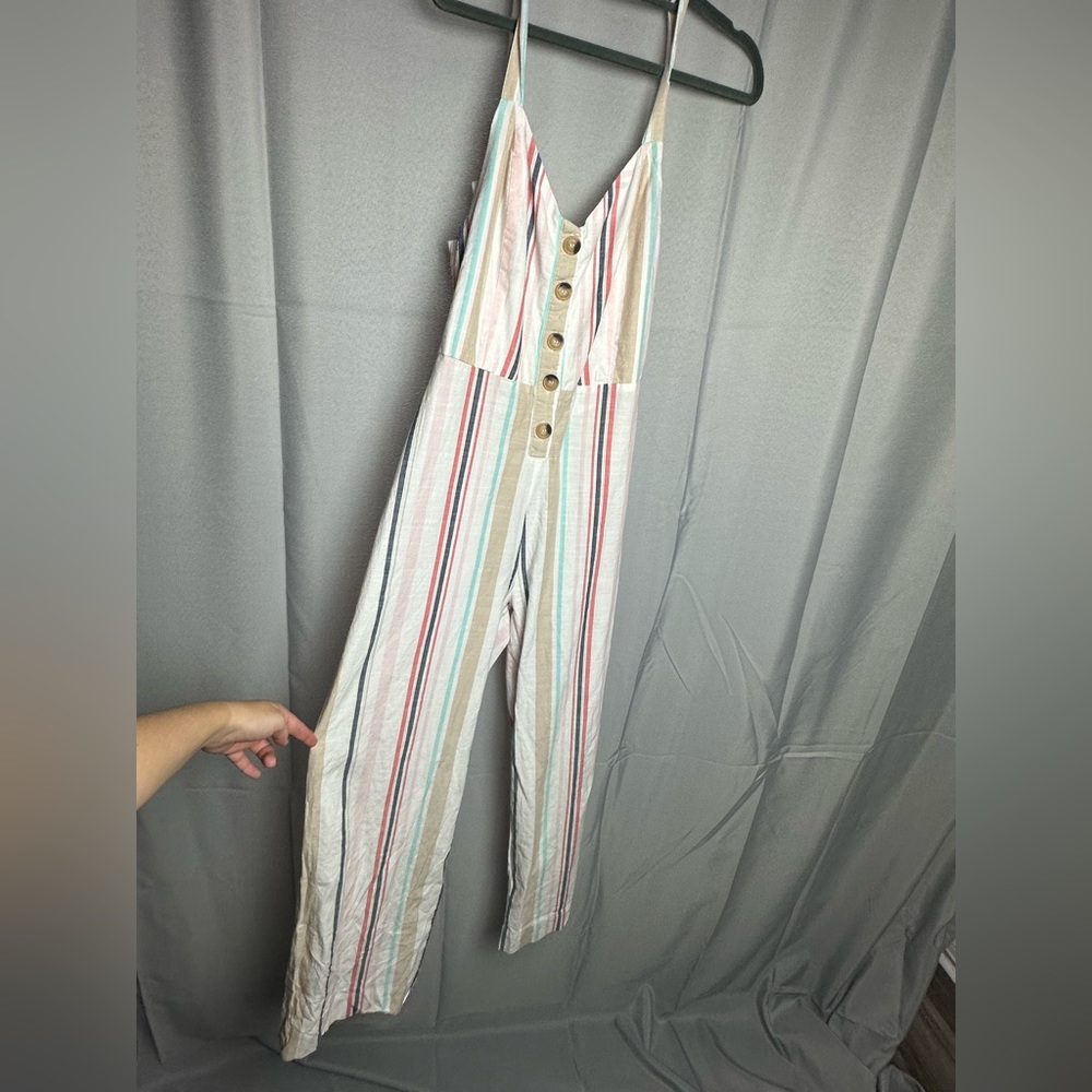 Cute stripped jump suit